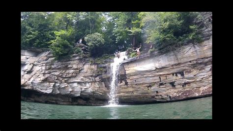 Jake Does Cliff Jumping At Summersville Lake Wv Youtube
