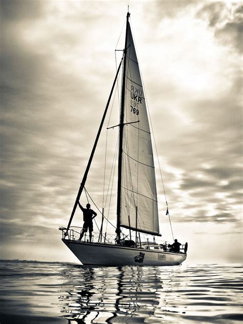 Sail Black And White Sailing Sailboat Photography Boat
