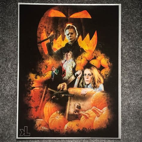 Horror Vinyl Sticker Halloween Horror Sticker Fun Etsyde
