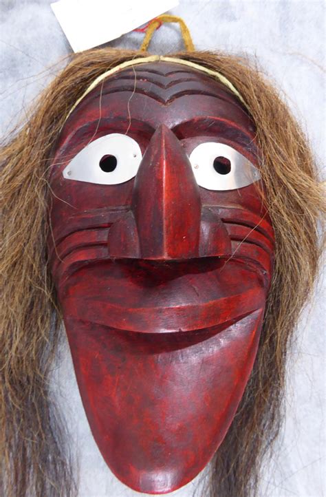 Native American Iroquois Mask ⋆ Copper Shield Tribal Art