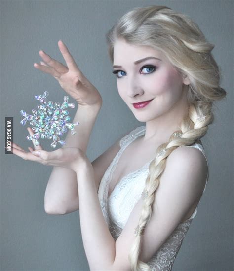 Elsa From Frozen Cosplay Gag