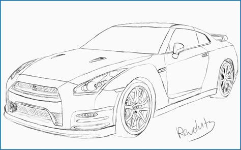 34 Nissan Gtr Coloring Pages
