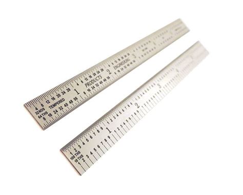 Pec Tools 5r Flexible Stainless Steel Rulers12 Flexibility Ruler