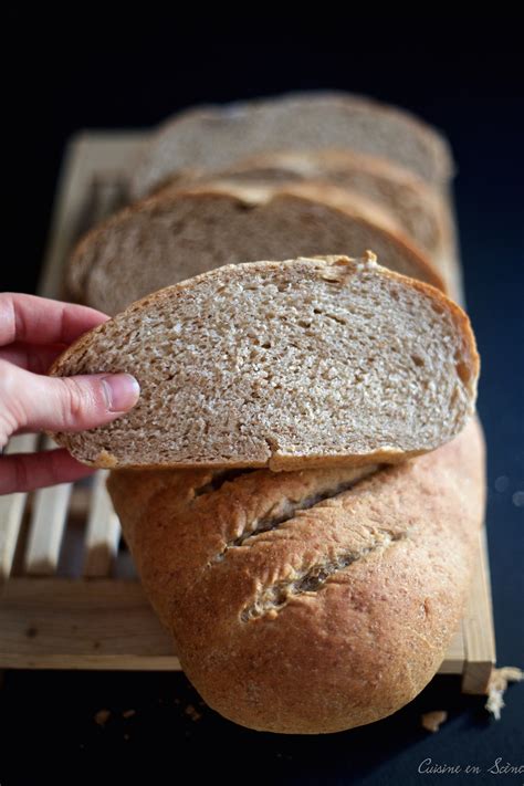 Pain au seigle super facile végan
