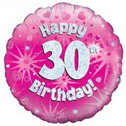 May this decade be a fruitful one. Helium Foil Birthday Balloons 30-100 Year Birthdays £9.95 ...