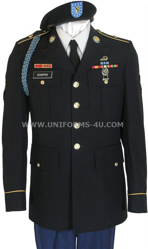 Us Army Asu Enlisted Dress Blue Coat