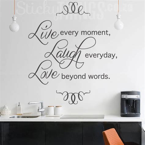 Live Laugh Love Wall Sticker Love Quote Decal From