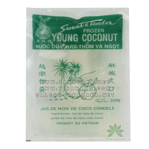 Frozen Young Coconut Juice Vinawangcom