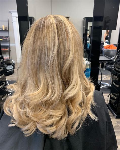 From Traditional Highlights To A Soft Rooted Blonde Balayage By Our