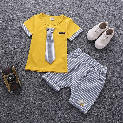Children Kids Boy Clothing Set Outfit Boys Summer Outfits Baby Boy