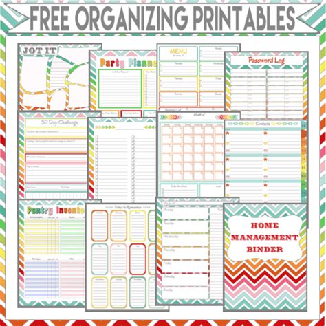 Get Organized In 2015 Ten Free Printables My So Called Crafty Life