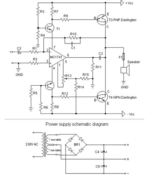 Motorola Hi Fi Power Amplifier Archives Amplifier Circuit Design