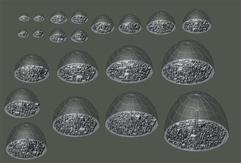 Sci Fi Dome Cities