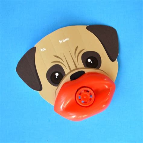 Puppy Lips Valentine Printable Crafts By Amanda