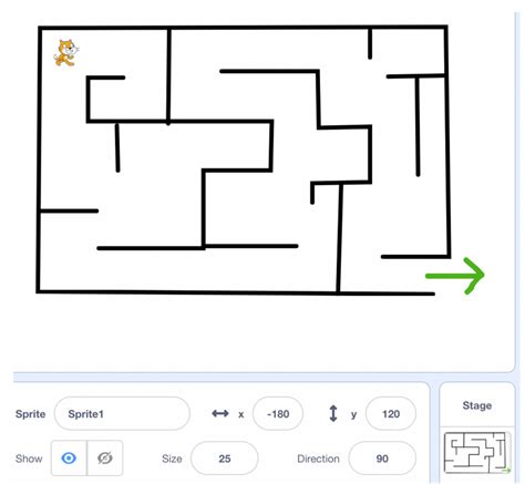 How To Make A Simple Maze Game In Scratch Youtube