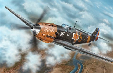 배경 화면 제 2 차 세계 대전 전쟁 비행기 항공기 World War 박스 아트 그림 삽화 공군 루마니아