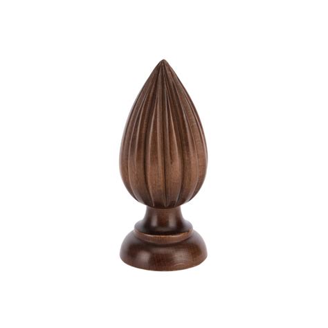 F3 Ribbed Cone Finial Mckinney And Co