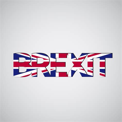 Brexit Text With Uk Flag Vector 316609 Vector Art At Vecteezy