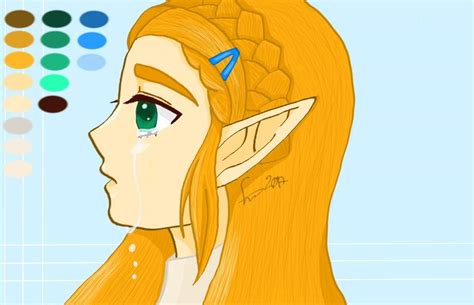 Princess Zelda Botw Fan Art Zelda Amino