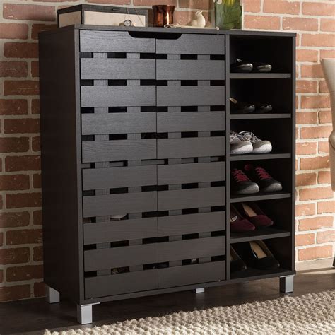 Our garage grade cabinets are stylish, incredibly durable, and unique to encoregarage. Baxton Studio Shirley Shoe Cabinet | Kohls in 2020 | Shoe ...