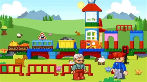 Lego Duplo Train Lego Games For Kids Lego City ЛЕГО паравозик