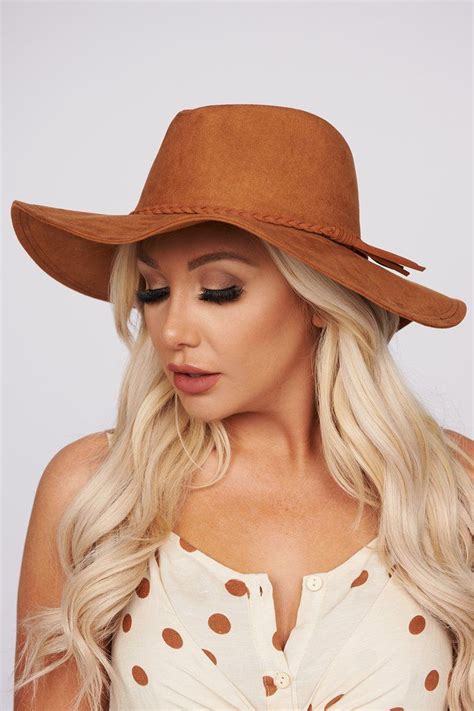 Live For The Moment Faux Suede Hat Brown In 2020 With Images Suede Hat Faux Suede Suede