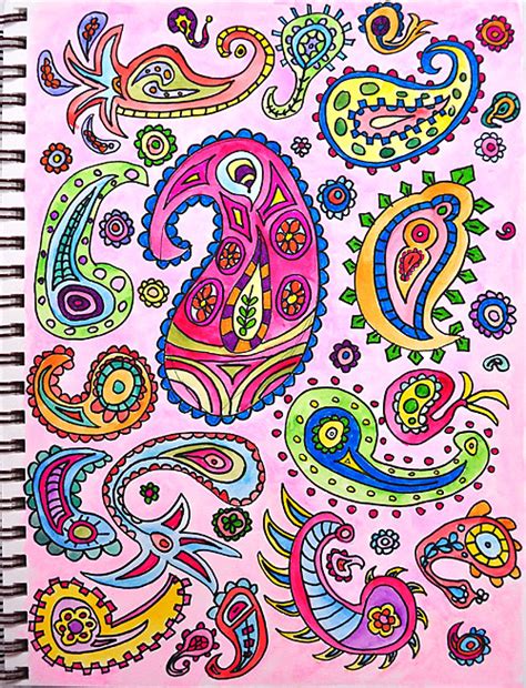 121711 Paisley Doodle Ive Finished The Paisley Doodles Flickr