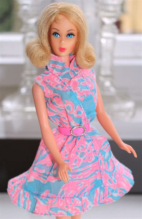Ruffles N Swirles Barbie Dress Vintage Barbie Barbie Fashion