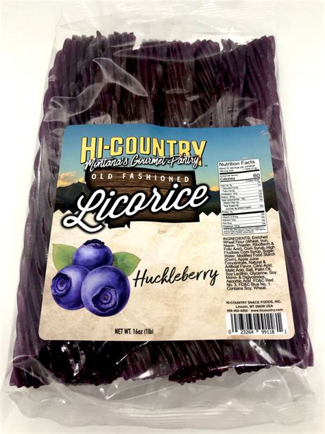 Made In Montana Wild Huckleberry Licorice Whips Hi Country Trading