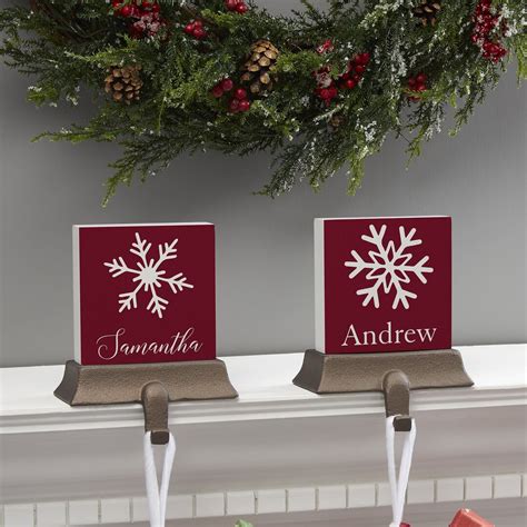 Winter Wonderland Personalized Stocking Holder Christmas Home Decor