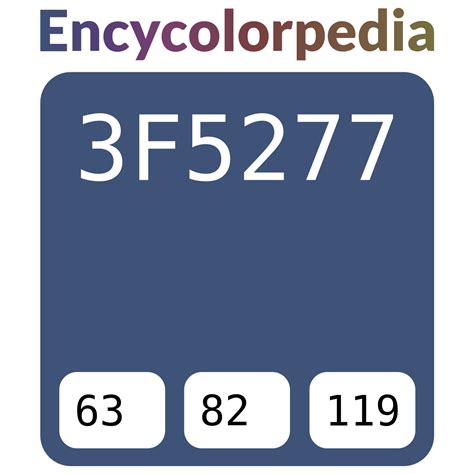 Pantone Pms 19 4030 Tcx True Navy 3f5277 Hex Color Code Rgb And