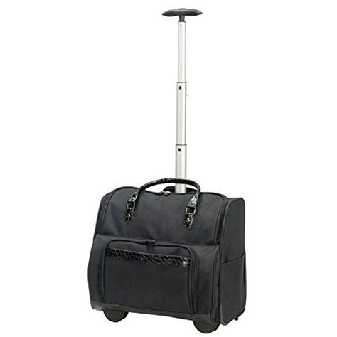 Preferred Nation Ladies Rolling Case Travel Totes Black You Can Get
