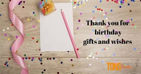 27 Thank You For Birthday Ts And Wishes Examples