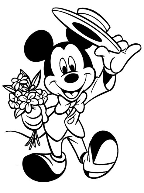 Dibujos Para Colorear Mickey Mouse Para Imprimir Las Imagenes Son De