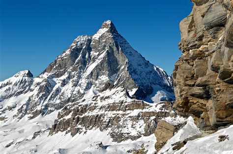 Italian Side Of The Matterhorn 4478m Monte Cervino Italy Flickr