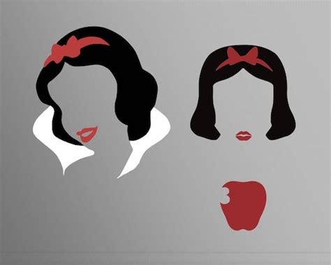 Snow White Svg Clipart Cut Files Silhouette Cameo Svg For Etsy