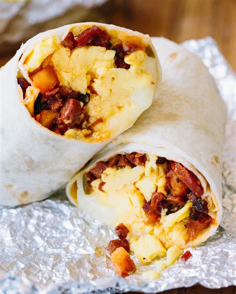 Recipe Freezer Friendly Potato Chorizo And Cheesy Egg Burritos