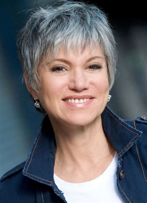 short gray hairstyles for older women over 50 gray hair colors 2021 2022