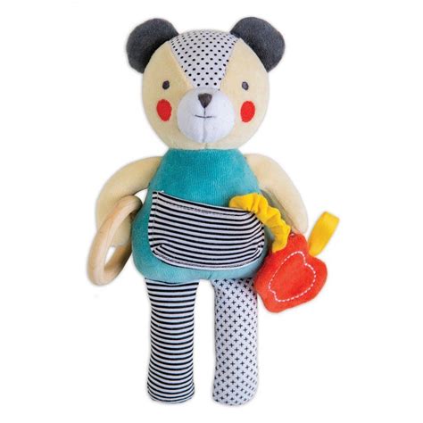Petit Collage Busy Bear Organic Activity Doll | Baby activity toys, Infant activities, Activity toys