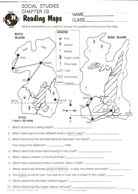 7th Grade Social Studies Worksheets With Answer Key 1000