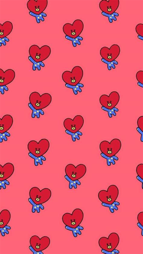 Bt21 And Bts Chibi Pattern Wallpapers Armys Amino
