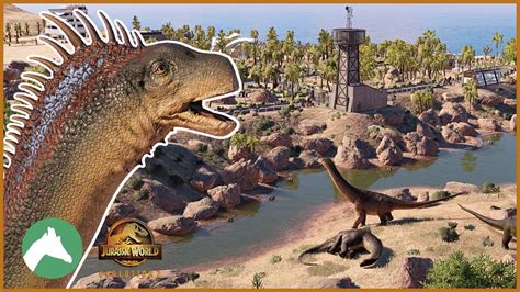 Alamosaurus Enclosure Jurassic World Evolution 2 Desert Park Youtube