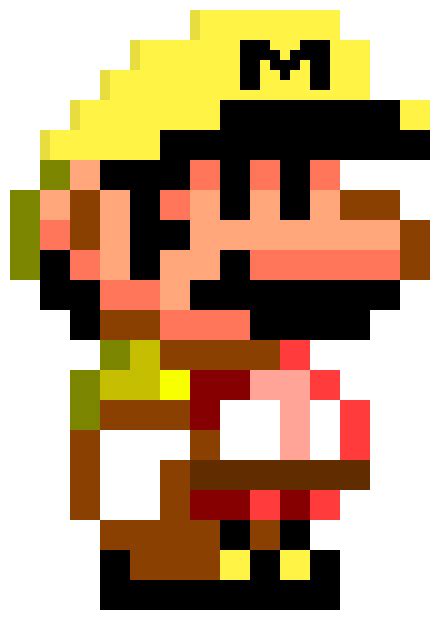 Mario Maker Mario SMW Pixel Art Maker