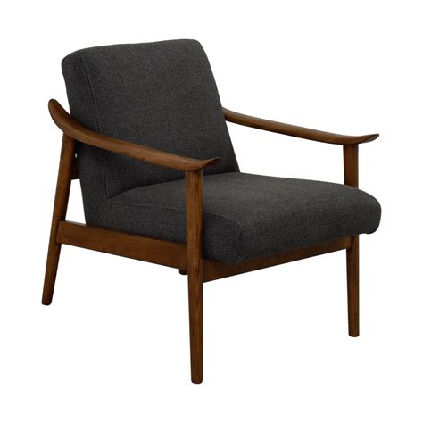 Gunmetal legs with ink blue performance velvet seat. 39% OFF - West Elm West Elm Mid-Century Show Wood Chair ...