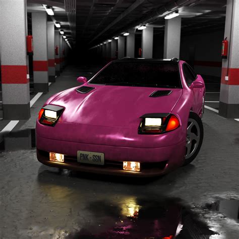 Artstation Pink Season Car