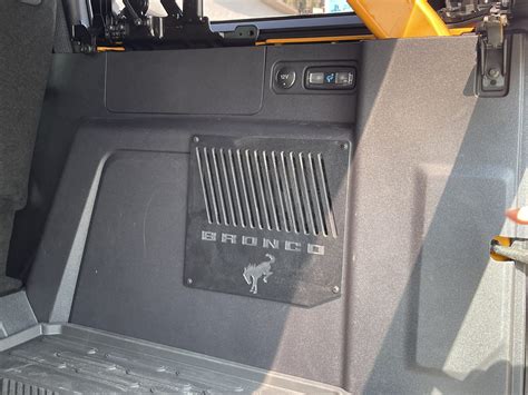 Ford Bronco Subwoofer Enclosure With Grille Srq Customs