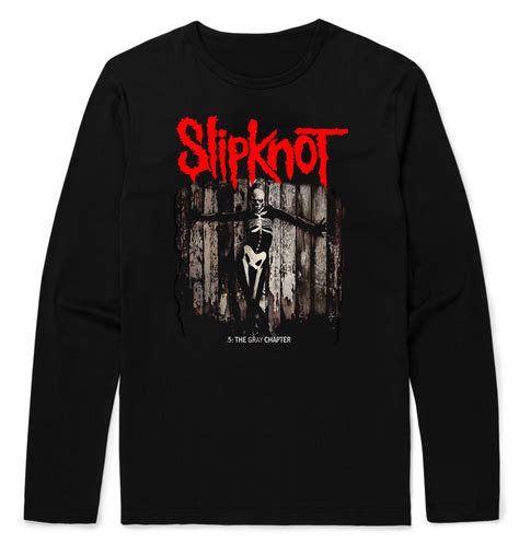 Slipknot Gray Chapter Longsleeve T Shirt Metal And Rock T Shirts And