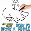 How to Draw a Whale Step by Step (cartoon style) - Easy Peasy and Fun ...