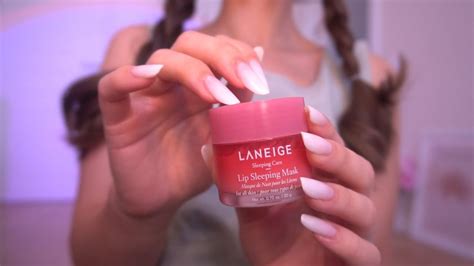 asmr pampering you with luxurious skincare products 🍒 layered sounds youtube