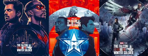 Falcon Marvel Winter Soldier Poster